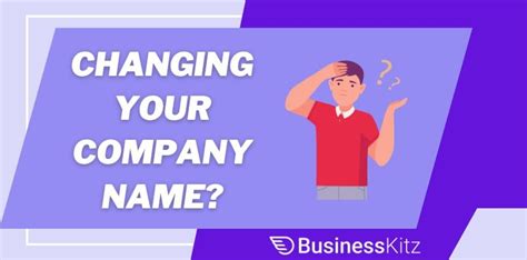 change company name with hmrc